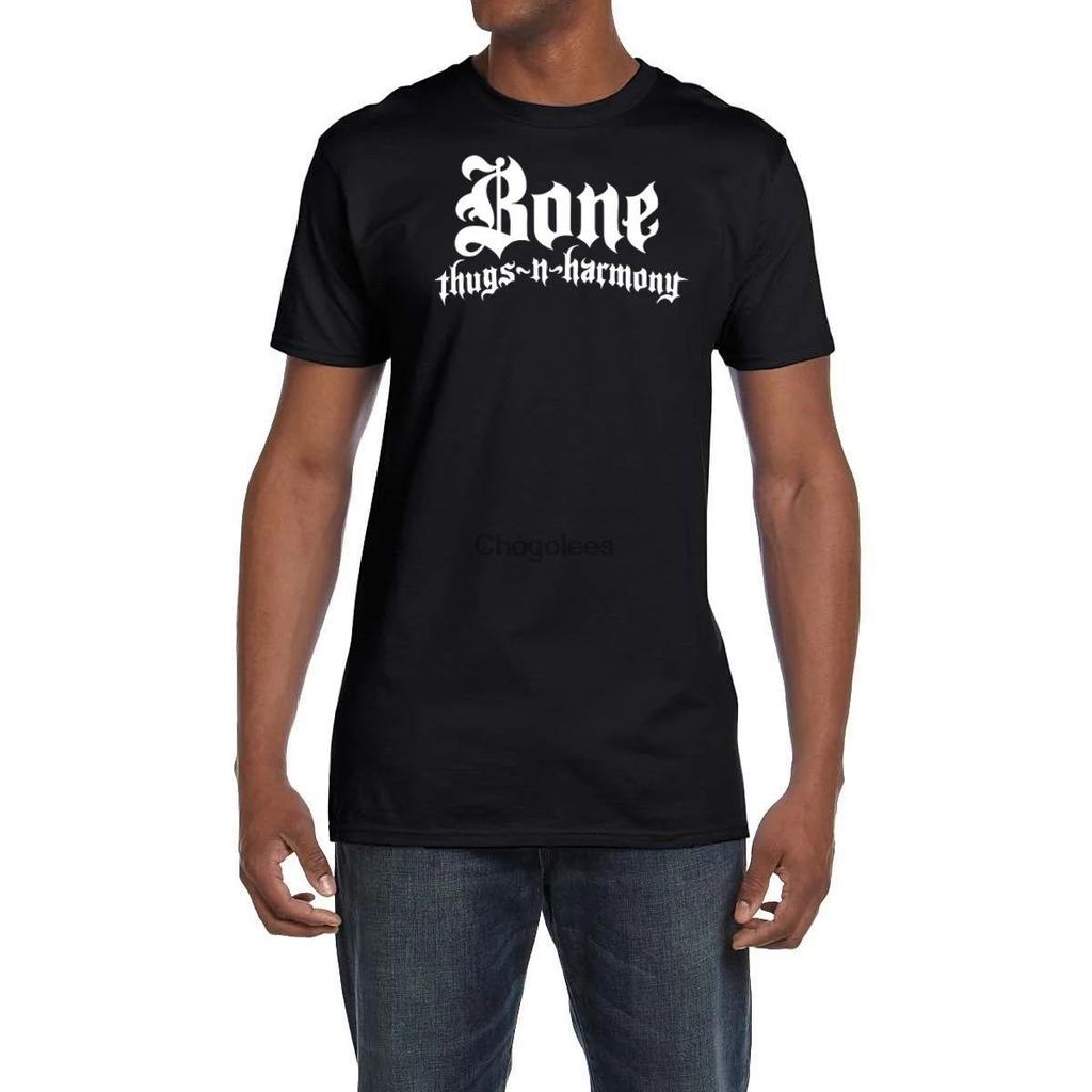 Bone Thugs-n-Harmony Gothic Text Black T-Shirt