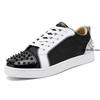 Fashion Men Sneakers Casual Designer Rivet Punk Board Shoes Fashion Leather Canvas Breathable Height Increased Flat Platform White Shoes