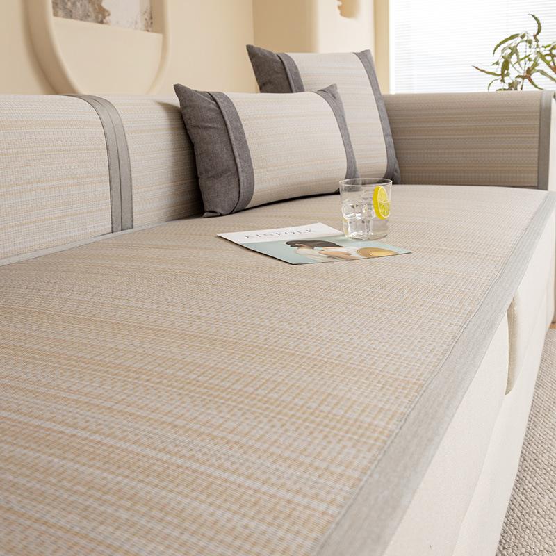 

Summer Rattan Cushion Sofa Cushion, Summer Non-Slip Mat Cushion New Ice Silk Cool Cushion Sofa Cover 70*70cm