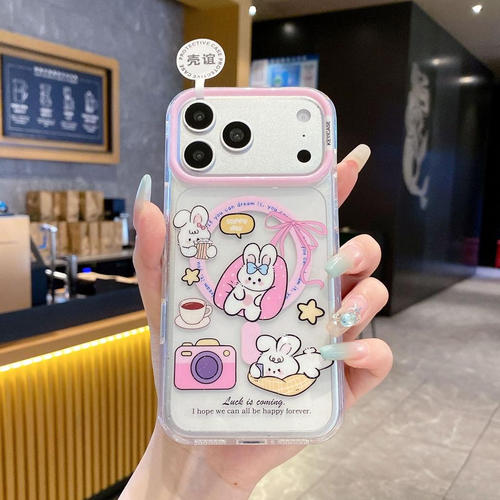iPhone11Pro Colorful Glitter Magnetic Phone Case Cute Animal Apple 11 Puppy Protective Case