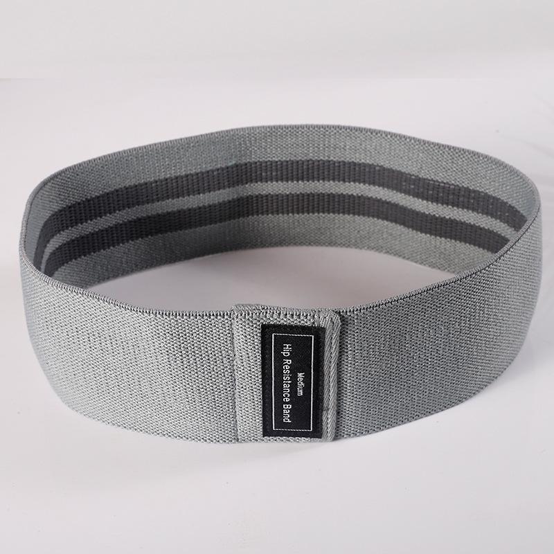 Squat hip resistance band Polyester cotton yoga body tension band indoor fitness hip lifting ring elastic band