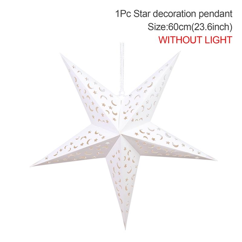 30-75cm Hohlstern Hängeanhänger Eid Mubarak Weihnachten Ramadan Dekoration 2025 Islamische Muslimische Partydeko Ramadan Kareem Geschenk