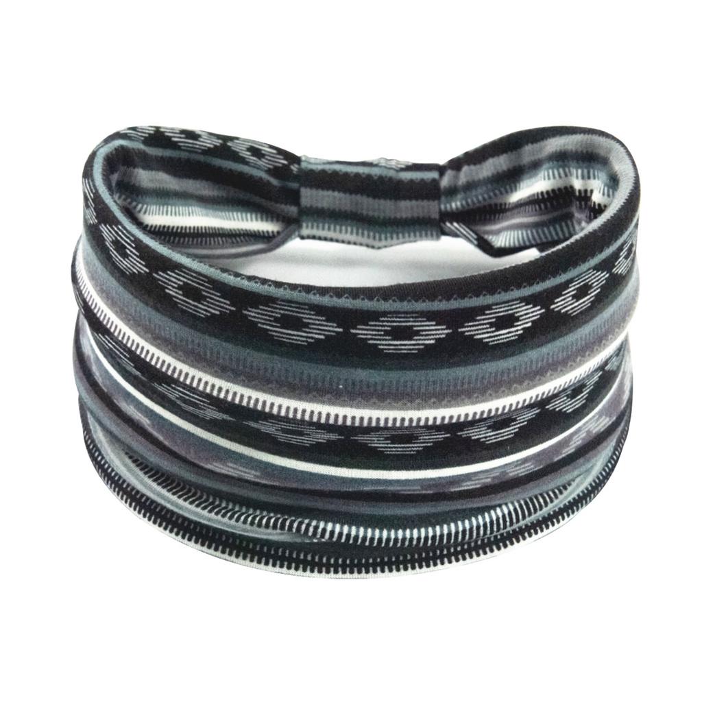 Bohemian Cashew Yoga Übung Stirnband Anti Schweiß und Feuchtigkeit Absorbieren Elastische Baumwolle Stirnband Knoten Stirnband