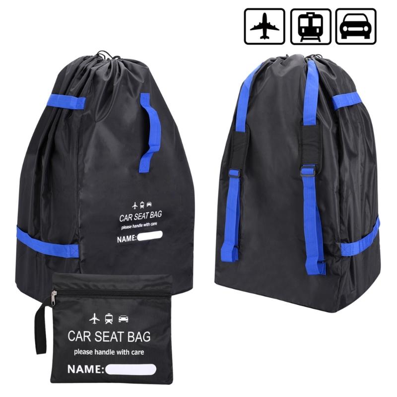Lightweight Portable Storage Bag For Baby Car Seat Quick Fold 300D Oxford Backpack Enhances Impact Resistance