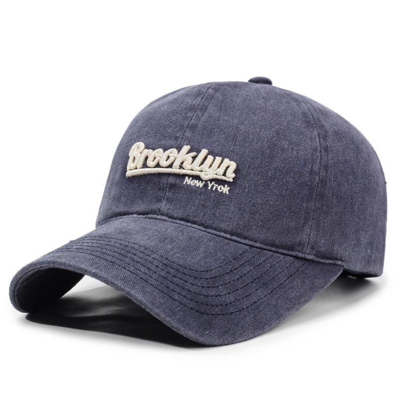 Personalized Embroidered Ripped Slim Baseball Cap - Unisex Trendy Sunshade Cap