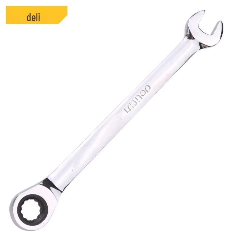 Deli 8mm Mirror Ratchet Combination Wrench Set