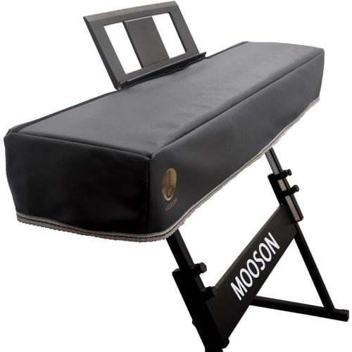 

Mooson Keyboard Piano Cover, Digital Piano Dust Cover, Luxury Soft & Premium Thick Surface, Electronic Organ Cover, Keyboard Update Casement (Black)