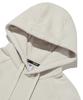 Paneld Fleece Hoodie - Beige