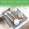 Flexible Thick Silicone Sink Drying Mat Heat-Resistant Kitchen Sink Mat  Bowl Plate Draining