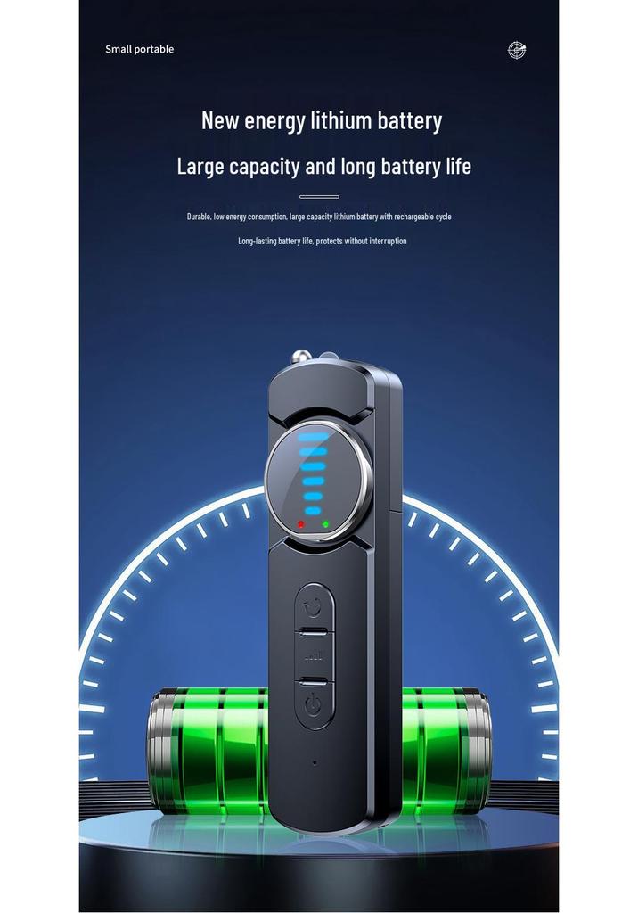 Wireless Camera & Infrared Signal Detector with Vibration Alarm and LED - Anti-Peeping & Anti-Theft for Hotels