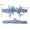 1 Pair Womens Sexy Elastic Garters Girls Cosplay Lace Floral Thigh Ring Garter Bride Wedding Party Bridal Accessories