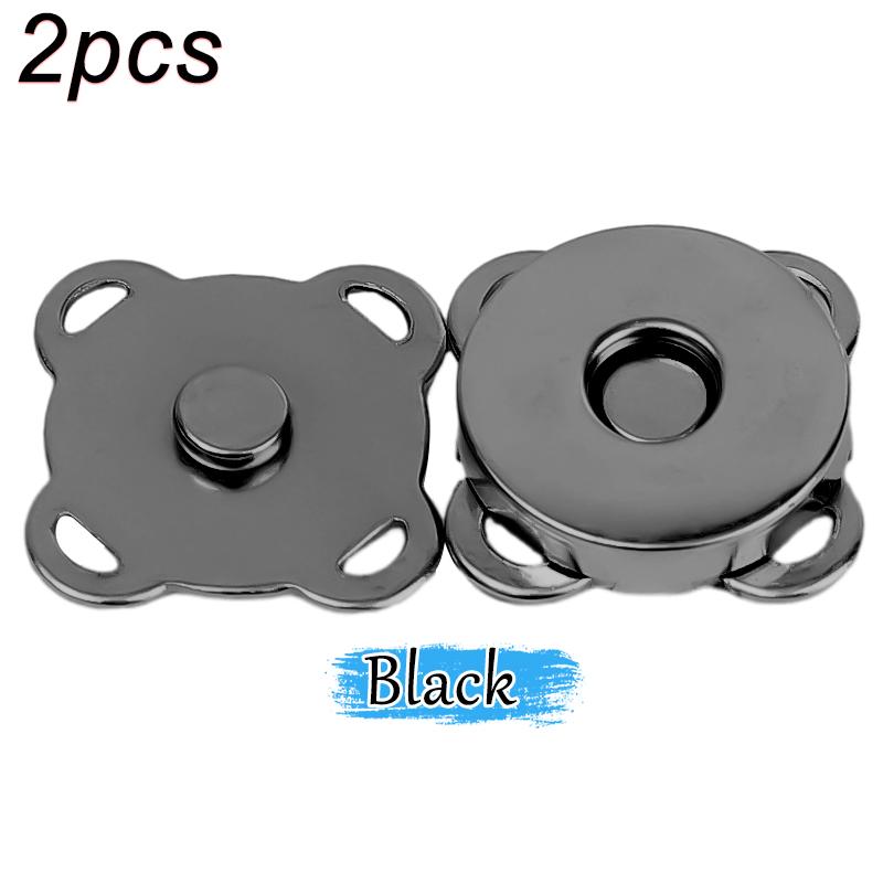5sets 14mm 8mm Sew-on Metal Magnet Buckle Snap Fasteners Buttons Kits DIY Sewing Garment Accessories Materials Wallet Buckle