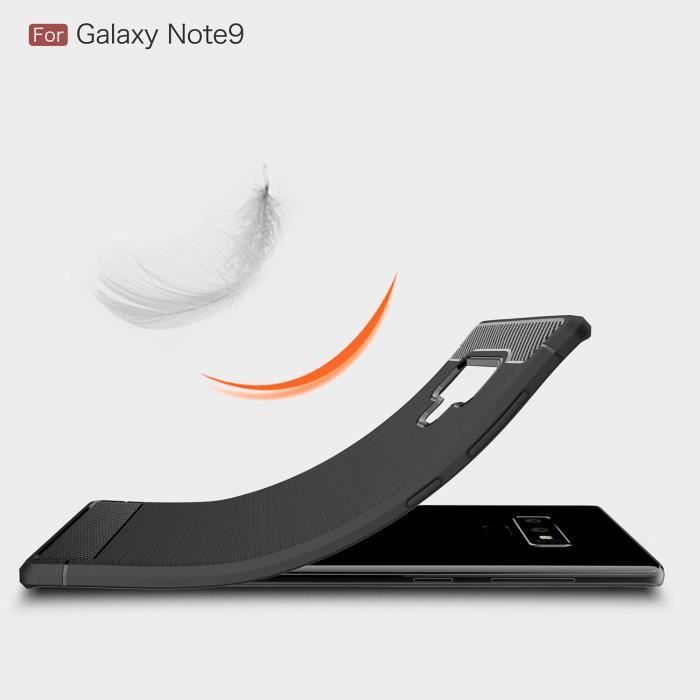 Case - Samsung - Galaxy Note 9 - TPU - Shockproof - Flexible - Black