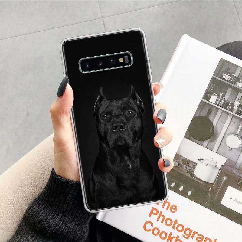 

Pit Bull Lovely Pet Dog Pitbull Phone Case For Samsung Galaxy S26 Ultra S23 S24 S25 Edge S20 FE S21 S22 Plus Soft Print Shell Co Samsung S24 Ultra