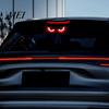 Solar Powered Atmosphere Lamp Demon Eye Car Window Light, Dynamic LED Night Light with Smart Led Devil Lighting Sensor Modes, Suction Cup, Wireless