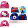 Wholesale Children's Cartoon Swim Cap Boys Girls Baby Colorful Polyester Cute Fashion Cartoon Comfortable Swimming Hat
