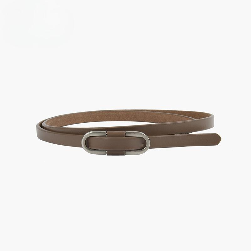 New Style of Women's Lace-up Belt with Knotted Leather Belt with Casual Pants Dress for Women