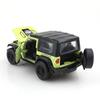 (Bagged) 1/36 Scale Jeep Wrangler Four-Door Off-Road Pullback Toy Car, Die-Cast Metal, Boy'S Toy, Powerful Pullback.