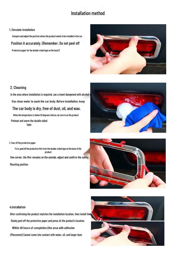 Toyota RAV4 26 Velanda Center Console Air Vent Trim Decoration Sticker L