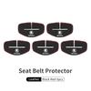 Leather Car Safety Belt Buckle Protector Anti-Scratch Cover Auto Accessories For Skoda Octavia A5 A4 Mk1 2 Fabia Superb Rapid