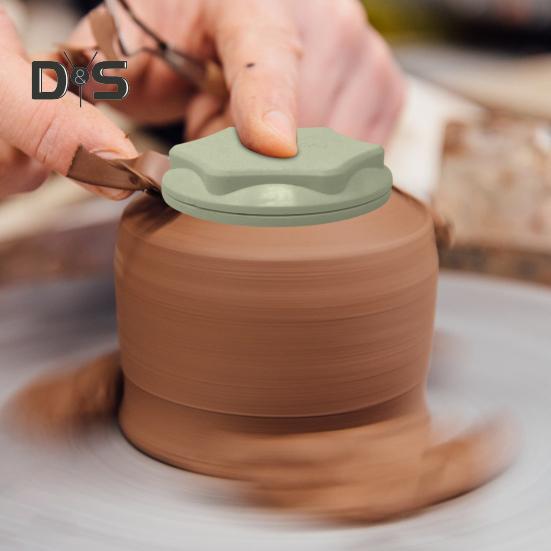 1 Stück/2 Stück Töpfer-Trimmwerkzeuge, Keramik-Ton-Trimmspinner, wiederverwendbares Drehscheibenrad für Töpfer und Tonkünstler