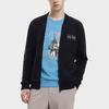 FILA Logo Casual Knit Jacket Men jackets Black F11M338501ABK