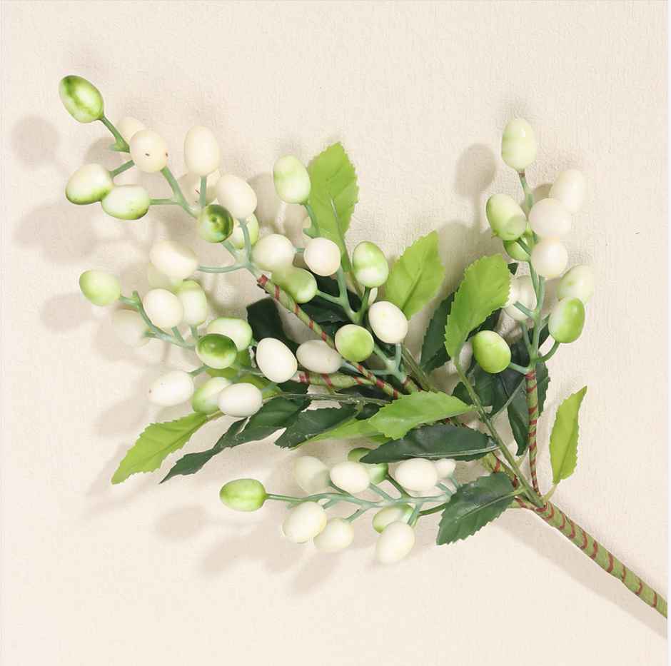 5pcs Artificial Berries Christmas Decoration Fake Flower for Vase Garden Wedding Christmas Tree Decoration Red Berry Branches