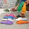 Summer Women Slippers Trend Outdoor Flat Slippers Female Beach Sandals Brand Designer Shoes Big Size Slides Woman