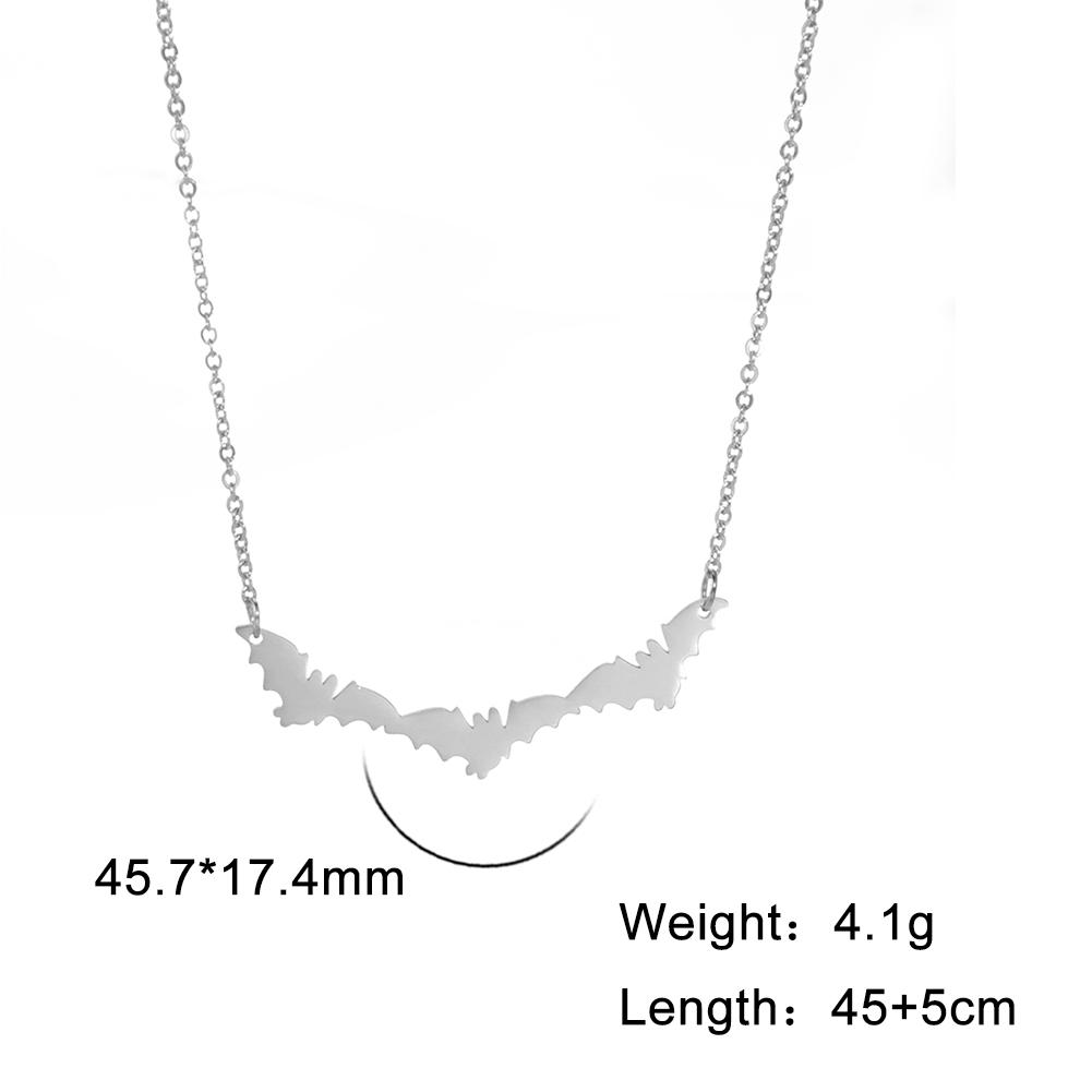 Cazador Stainless Steel Animal Pendant Necklace Cute Cat Dog Pet Whale Elephant Fish Penguin Necklaces Jewelry Gift for Women