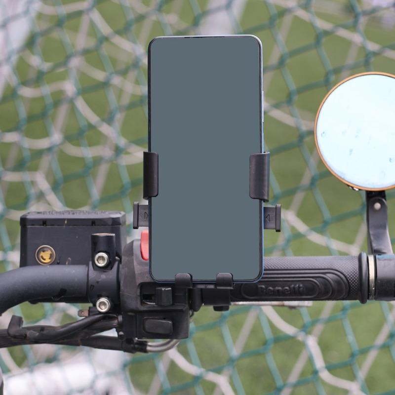 Suport Telefon Navigație Ciclism Motocicletă Bicicletă Electrică Suport Ghidon Suport Oglindă Retrovizoare Antishoc Suport Telefon pentru Călătorie