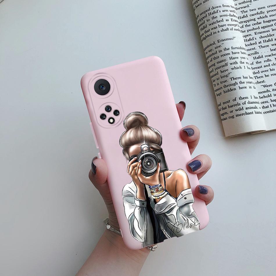 For Honor 50 Case For Huawei Honor 50 Nova 9 SE Cover Coque Super Mom Baby Fashion Girls Silicone Phone Bumper for Honor 50 Case