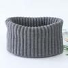 Unisex Faux Collar Cashmere Knit Scarf – Warm Neck Gaiter & Head Cover for Autumn/Winter
