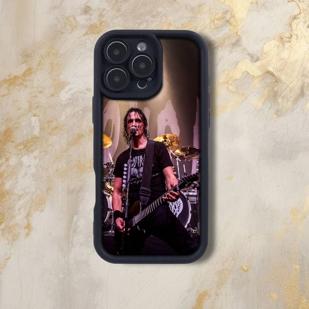 Band Gojira M-Mea Culpa Phone Case For iPhone 17,16,15,14,13,12,Pro,Max,Plus,E,SE4,Air, emery Black Full Coverage TPU