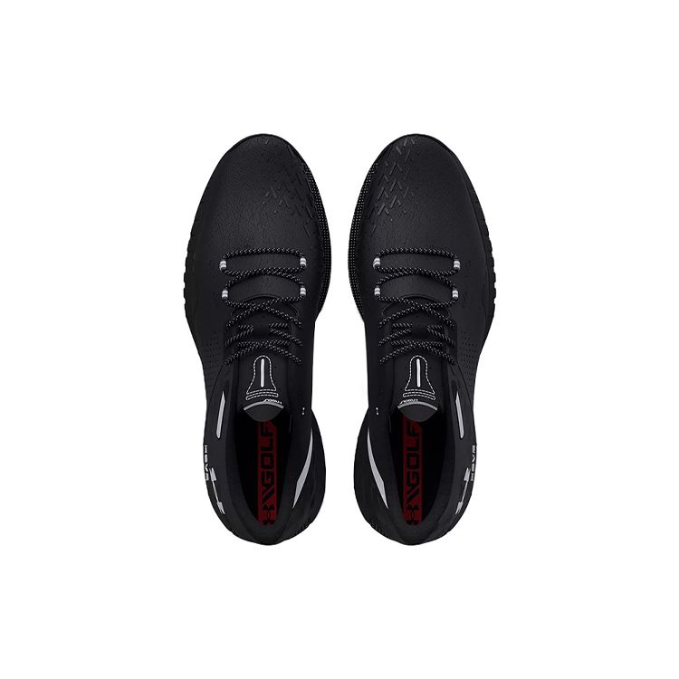 Under Armour HOVR Drive 2 Wide Golf Shoes Black Low Top Men Sneaker 3025078-001