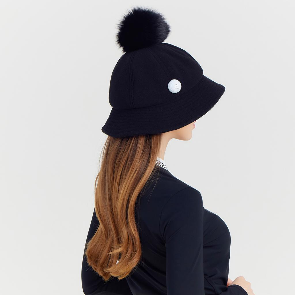 CHALLENGER Women'S Detachable Earflap Fleece Bucket Hat Black