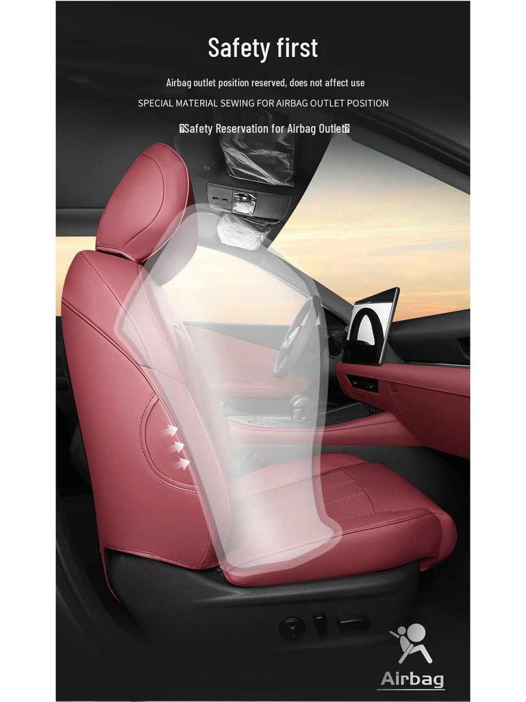 Nissan Teana All-Season Fully Enclosed Seat Covers, Fits 26 Models - Hongmeng Cockpit Interior Cushions