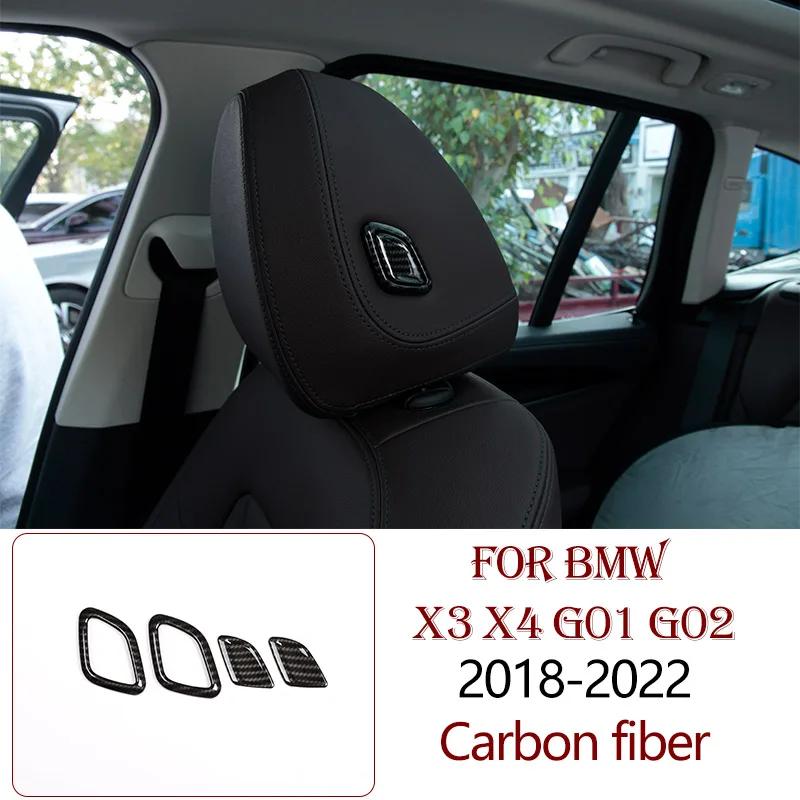 ABS Carbon Fiber For BMW X3 X4 G01 G02 2018-2025 Interior Kit Dashboard Console Gear Shift Panel Decoration Cover Trim Sticker