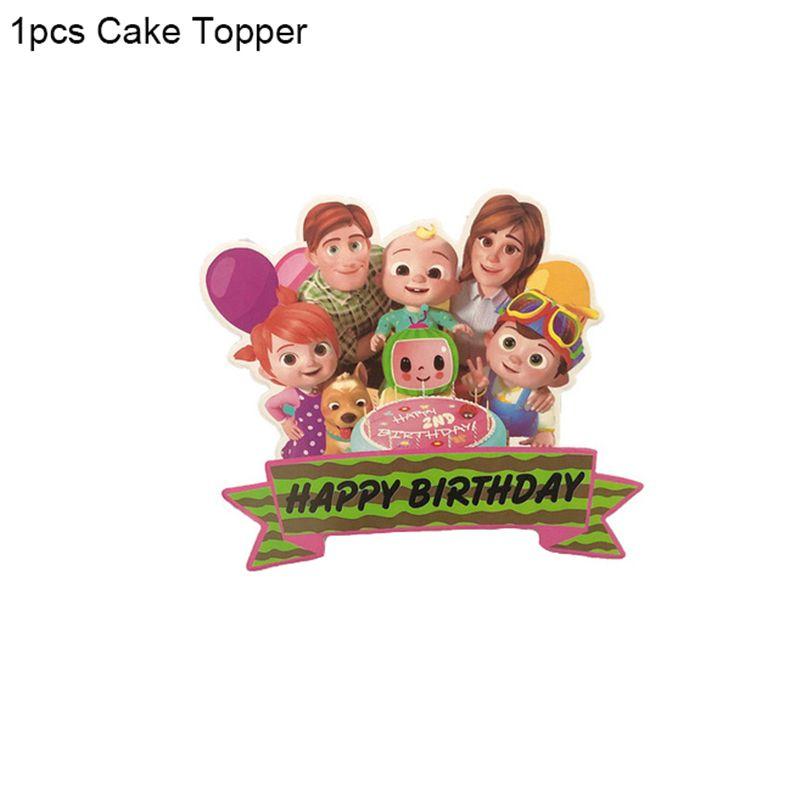 COCOMELON TEMA BAMBINI Forniture Festa Di Compleanno Decorazioni NUMERI TAVOLA PEG REGALI EUR 5 - Foto 9