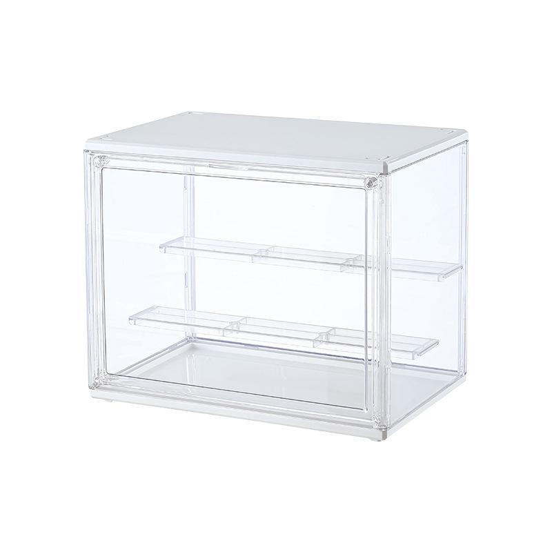 

1pc 3-Layer Acrylic Clear Display Storage Box for Fingures Foldable Display Case for Figurines Dolls Action Figure Organizer box