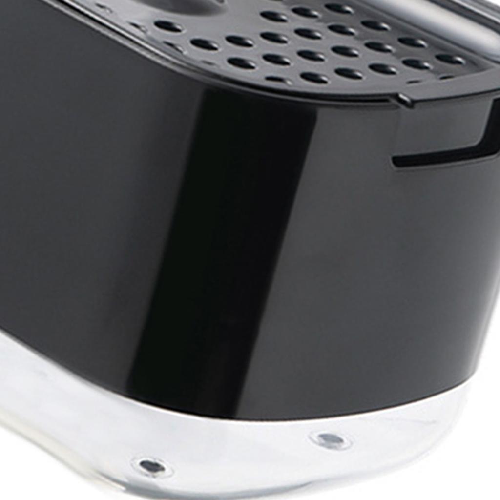 Soap Dispenser with Sponge Holder PP PET Press Type Soap Box for Cloth Dish Kitchen Cleaning Black