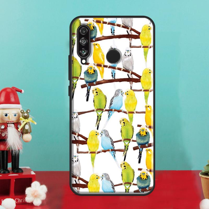 Animal Parrot Birds For Huawei Nova 10 9 SE 12i 12s 11i 8i Y90 Y60 Y70 Y72 Y73 Y61 Y91 P30 P40 Lite P60 Pro Case