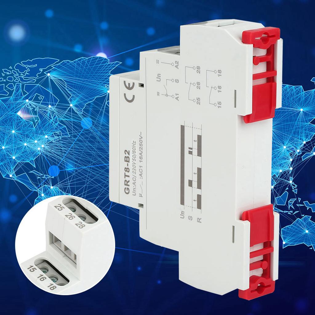 GRT8-B2   Single Function Control Din Rail Time Relay AC230