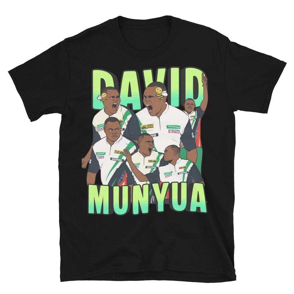 David Munyua Unisex T-Shirt dart player world cup African Darter 4XL