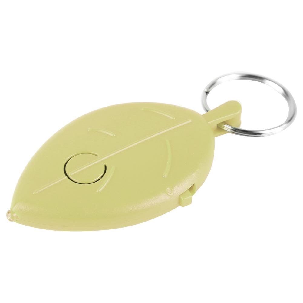 

Whistle Voice Control Key Finder Anti lost Keychain Locator Tracer Leaf Shape (Yellow) жёлтый