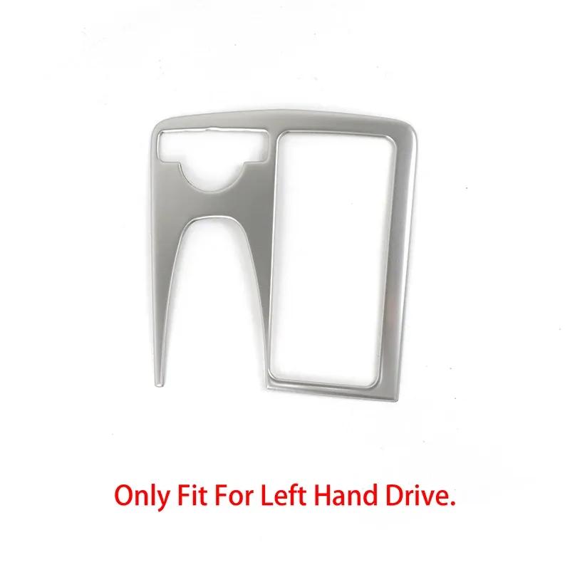 Stainless Steel Center Console Water Cup Holder Frame Decoration Cover Trim For Mercedes Benz E Class Coupe W207 C207 2009-2013