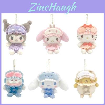 Niedlicher japanischer Stil Sanrio Freunde Plüsch Schlüsselanhänger Schlafmaske mit Kuromi Anderen