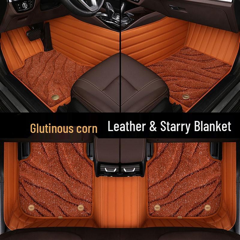 Premium Leather Car Floor Mats for 2023 Mazda 3, Angkesaila, CX-4, Atenza, Ruiyi