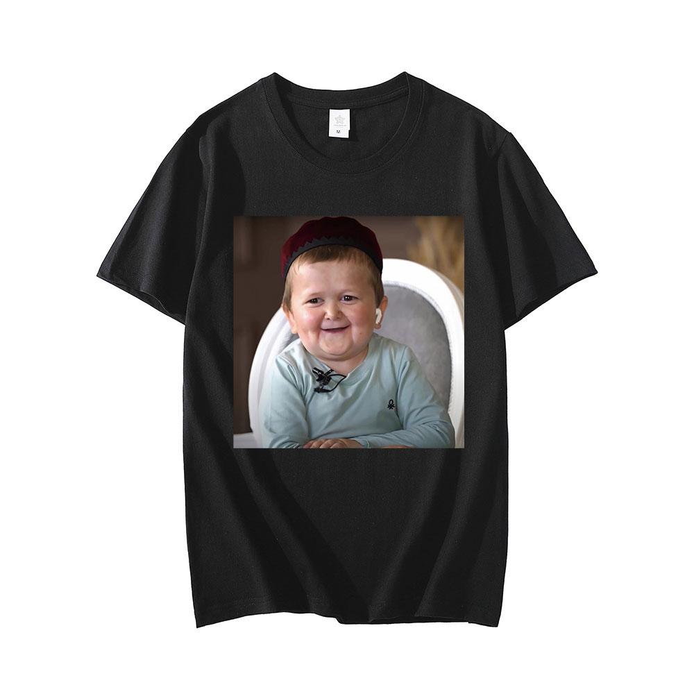 Hasbulla Fighting Meme Tshirt Mini Khabib Blogger Graphic Tshirts Unisex Women High Quality Oversized Tee Shirt Unisex Streetwear