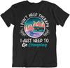 Camping Outside Trip T Shirt Tee Vintage Gift Cute Funny Outdoor Fresh Therapy