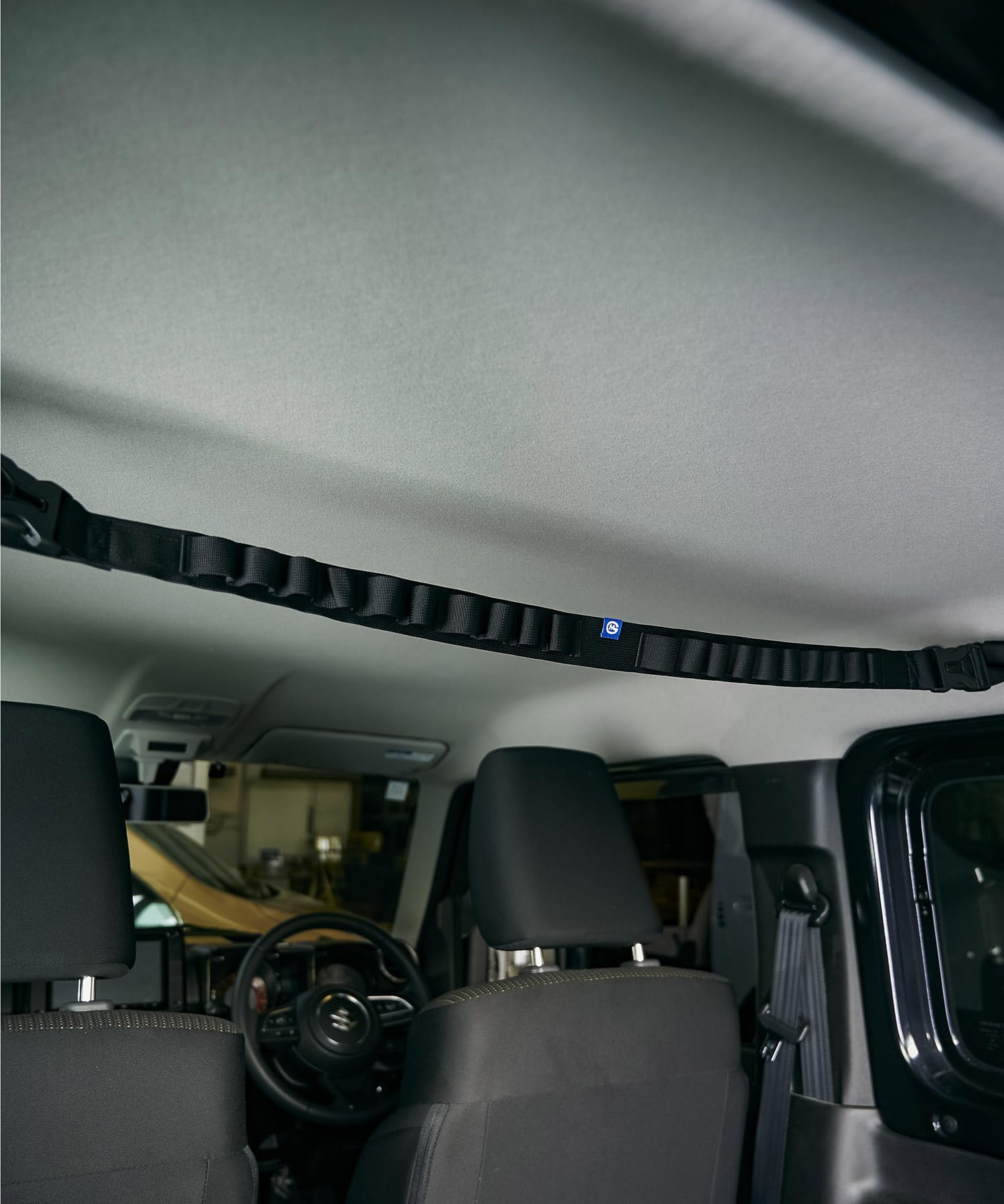 

GORDON MILLER Car Hanging Strap, Black, 1646572